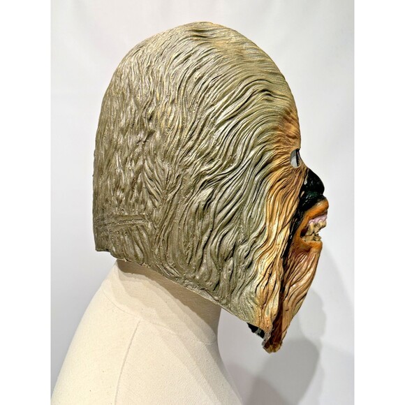 2010 Official Lucasfilm Star Wars Chewbacca Wookiee Latex Mask Halloween (A5) - Picture 9 of 11